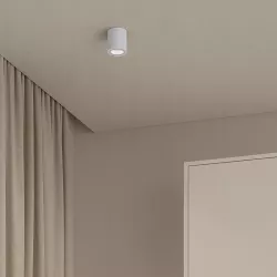 Oprawa Natynkowa Halogenowa Tuba LED GU10 spot sufitowa biała-5903002033425