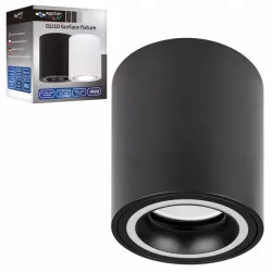 Oprawa Natynkowa Halogenowa Tuba LED GU10 spot sufitowa czarna-5903002033418