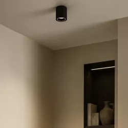 Oprawa Natynkowa Halogenowa Tuba LED GU10 spot sufitowa czarna-5903002033418