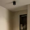 Oprawa Natynkowa Halogenowa Tuba LED GU10 spot sufitowa czarna-5903002033418