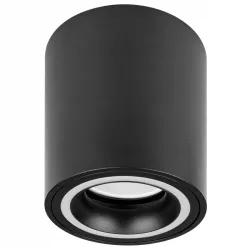 Oprawa Natynkowa Halogenowa Tuba LED GU10 spot sufitowa czarna-5903002033418
