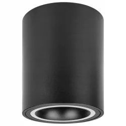 Oprawa Natynkowa Halogenowa Tuba LED GU10 spot sufitowa czarna-5903002033418