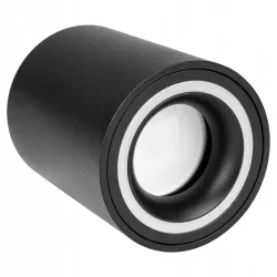 Oprawa Natynkowa Halogenowa Tuba LED GU10 spot sufitowa czarna-5903002033418