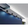 Oprawa Natynkowa Halogenowa Tuba LED GU10 spot sufitowa czarna-5903002033418