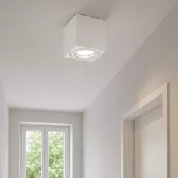 Oprawa Natynkowa Halogenowa Tuba LED GU10 spot sufitowa biała wodoodporna-5904703000563