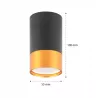 Oprawa Natynkowa GU10 Halogenowa Tuba LED sufitowa-5904703002635