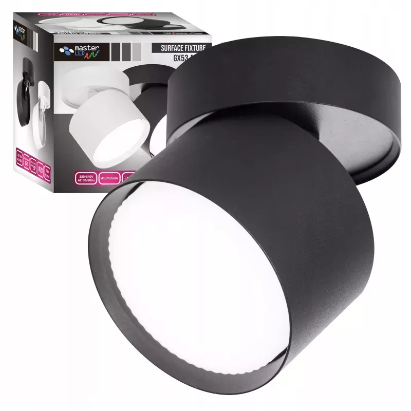Lampa Sufitowa Oprawa Halogenowa LED GX53 Spot Ruchoma Kinkiet Reflektor-5904703010807