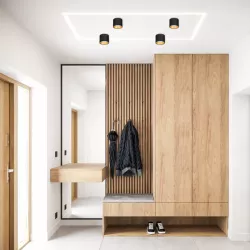 Spot Oprawa natynkowa GX53 Golda okrągła czarna+złota-5904703010746