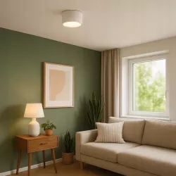 Oprawa Natynkowa okrągła GX53 Halogenowa Tuba LED sufitowa biała-5904703010647
