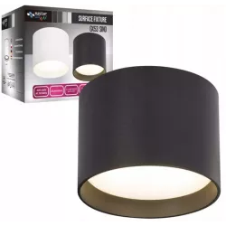 OPRAWA NATYNKOWA LED TUBA SUFITOWA SINO GX53 OKRĄGŁA CZARNA IP20-5904703010289