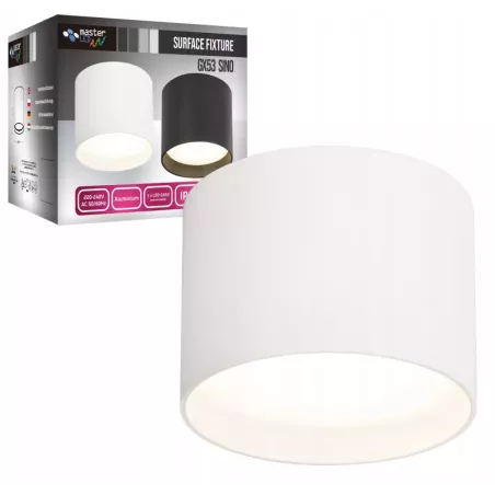 Oprawa Natynkowa Halogenowa Tuba LED GU10 ruchoma spot sufitowa biała-5904703010272