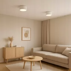 Oprawa Natynkowa Halogenowa Tuba LED GU10 ruchoma spot sufitowa biała-5904703010272