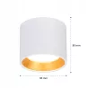 Lampa Sufitowa Oprawa Halogenowa LED GX53 Spot NATYNKOWA Kinkiet Reflektor-5904703010739