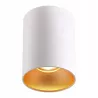 Oprawa Halogenowa spot sufitowa Natynkowa Tuba LED GU10 spot BIAŁY ZŁOTY-5904703009955