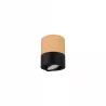 LAMPKA NATYNKOWA CZARNY MAT DREWNO 9W REGULOWANA 15 STOPNI-5904703013693