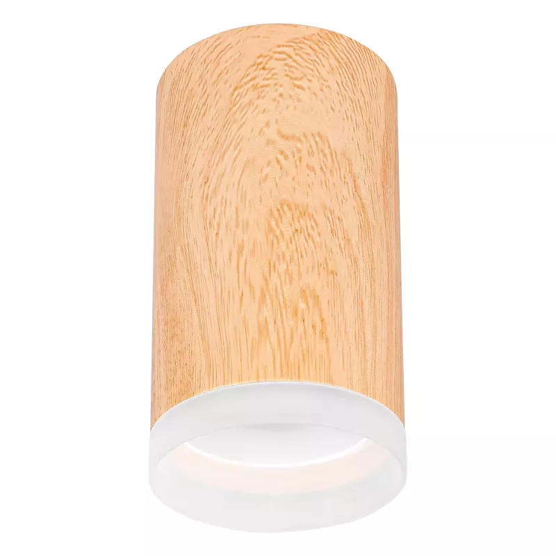 Oprawa Natynkowa GU10 DREWNO Halogenowa Tuba LED sufitowa-5904703013594
