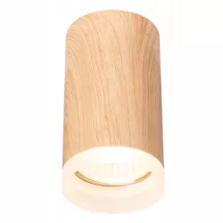 Oprawa Natynkowa GU10 DREWNO Halogenowa Tuba LED sufitowa-5904703013594