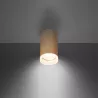 Oprawa Natynkowa GU10 DREWNO Halogenowa Tuba LED sufitowa-5904703013594