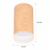 Oprawa Natynkowa GU10 DREWNO Halogenowa Tuba LED sufitowa-5904703013594