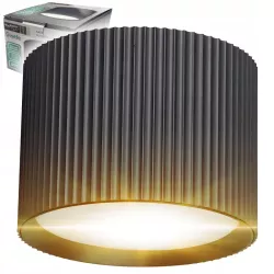 OPRAWA NATYNKOWA LED SUFITOWA GISELE GX53 CZARNA IP20 SPOT TUBA SUFITOWA-5904703018674