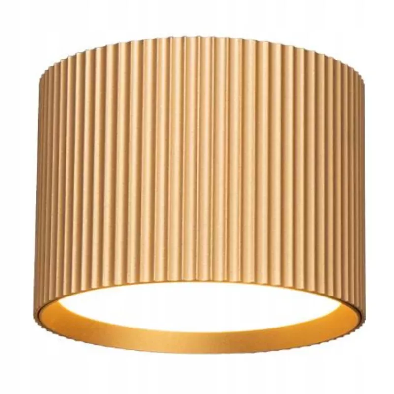 OPRAWA NATYNKOWA LED SUFITOWA GISELE GX53 ZŁOTA IP20 SPOT TUBA SUFITOWA-5904703020028
