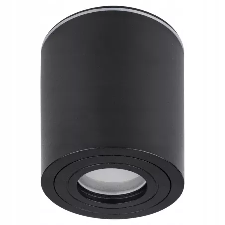 Oprawa Natynkowa Halogenowa Tuba LED GU10 spot sufitowa CZARNA wodoodporna-5904703021698