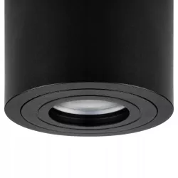 Oprawa Natynkowa Halogenowa Tuba LED GU10 spot sufitowa CZARNA wodoodporna-5904703021698