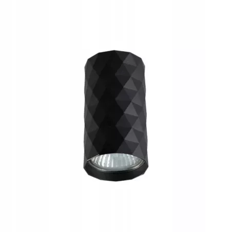 Czarna lampa sufitowa tuba GU10 Glamour-5904703022053