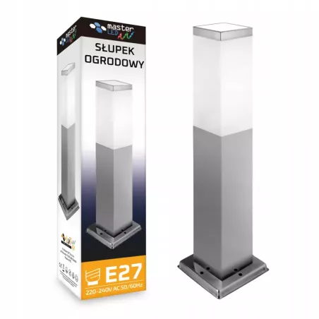 Lampa LED stojąca Ogrodowa 45cm słupek zewnętrzna E27 LED-5903002033753
