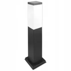 LAMPA DO OGRODU ZEWNĘTRZNA LED CZARNY E27 45CM KWADRAT-5903002033760