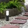 LAMPA DO OGRODU ZEWNĘTRZNA LED CZARNY E27 45CM KWADRAT-5903002033760