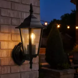 Kinkiet zewnętrzny lampa ogrodowa zewnętrzna elewacyjna ścienna E27 LED-5903002036754