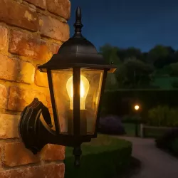 Kinkiet zewnętrzny lampa ogrodowa zewnętrzna elewacyjna ścienna E27 LED-5903002036754