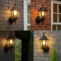 Kinkiet zewnętrzny lampa ogrodowa zewnętrzna elewacyjna ścienna E27 LED-5903002036754