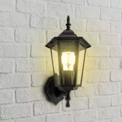 Kinkiet zewnętrzny lampa ogrodowa zewnętrzna elewacyjna ścienna E27 LED-5903002036754