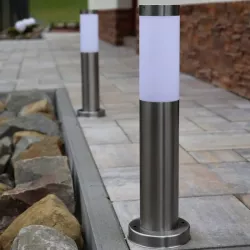 Lampa ogrodowa 45cm stojąca słupek E27 zewnętrzna-5903002038192