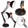 Lampka Na Biurko Biurkowa Nocna szkolna E27 LED Kreślarska Regulowana-5904703009405