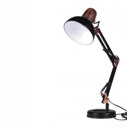 Lampka Na Biurko Biurkowa Nocna szkolna E27 LED Kreślarska Regulowana-5904703009405