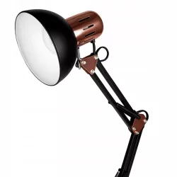 Lampka Na Biurko Biurkowa Nocna szkolna E27 LED Kreślarska Regulowana-5904703009405