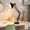Lampka Na Biurko Biurkowa Nocna szkolna E27 LED Kreślarska Regulowana-5904703009405