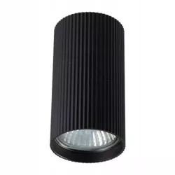 OPRAWA NATYNKOWA LED SUFITOWA LUCERNO GU10 CZARNA IP20 SPOT TUBA SUFITOWA-5904703021667