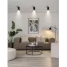 OPRAWA NATYNKOWA LED SUFITOWA LUCERNO GU10 CZARNA IP20 SPOT TUBA SUFITOWA-5904703021667
