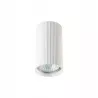 Tuba sufitowa lampa spot natynkowa ryflowana długa smukła biała GU10 IP20-5904703021650
