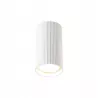 Tuba sufitowa lampa spot natynkowa ryflowana długa smukła biała GU10 IP20-5904703021650