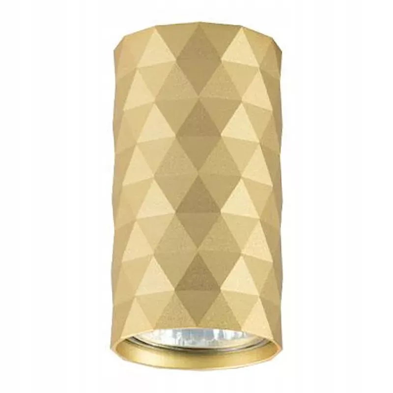 GLAMOUR OKRĄGŁA NATYNKOWA ZŁOTA 35W IP20 ALUMINIUM-5904703022060