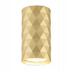 GLAMOUR OKRĄGŁA NATYNKOWA ZŁOTA 35W IP20 ALUMINIUM-5904703022060