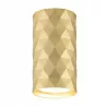 GLAMOUR OKRĄGŁA NATYNKOWA ZŁOTA 35W IP20 ALUMINIUM-5904703022060