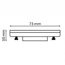 Żarówka LED GX53 8W biały ciepły 2700K SMD 230V MOCNA WYDAJNA-5904703008323