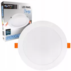 Lampa sufitowa plafon LED panel sufitowy podtynkowy 12W 4000K OKRĄGŁY-5903002039885