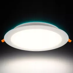 Lampa sufitowa plafon LED panel sufitowy podtynkowy 12W 4000K OKRĄGŁY-5903002039885